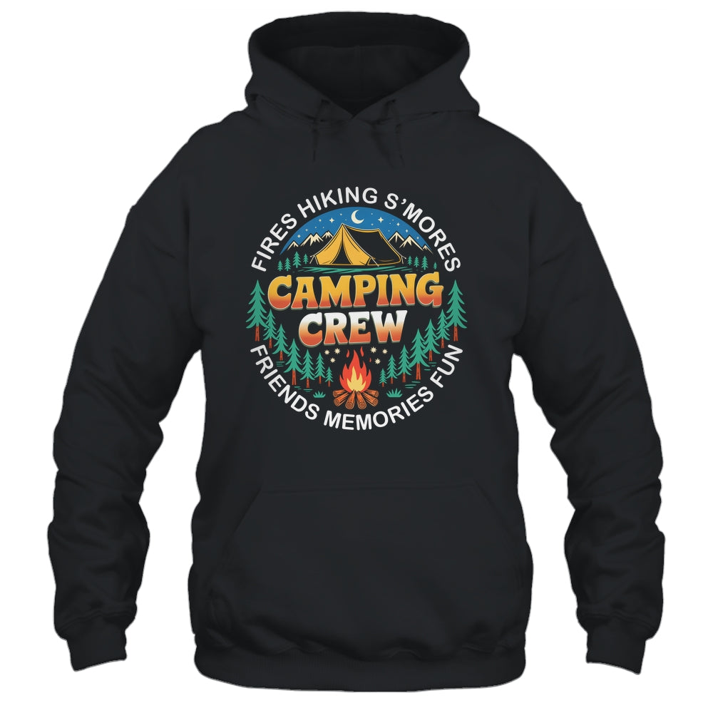 Camping Crew 2025 Family Matching Group Friends Men Women Kid Shirt & Tank Top | siriusteestore