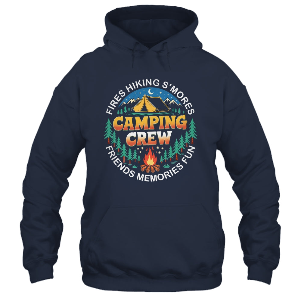 Camping Crew 2025 Family Matching Group Friends Men Women Kid Shirt & Tank Top | siriusteestore