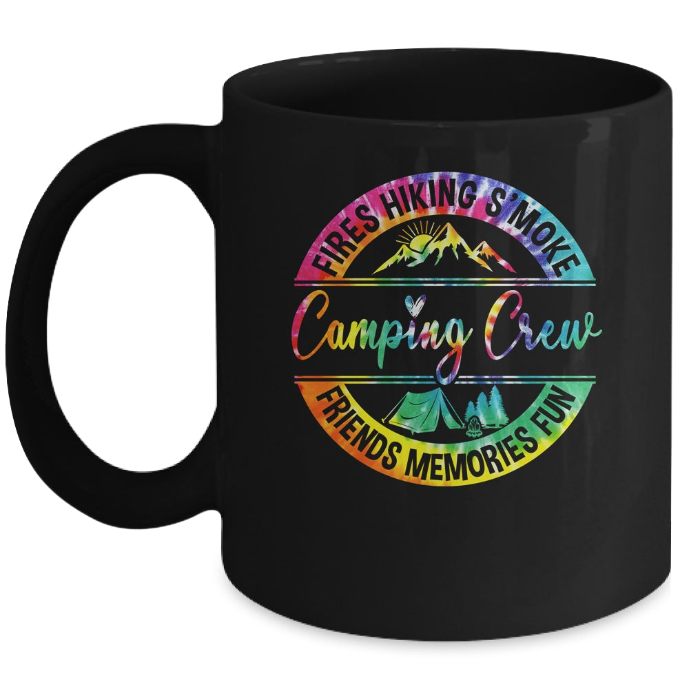 Camping Crew Funny Campfire Camping Life Happy Camper Mug | siriusteestore