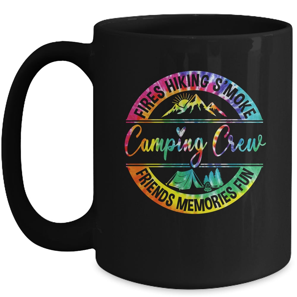 Camping Crew Funny Campfire Camping Life Happy Camper Mug | siriusteestore