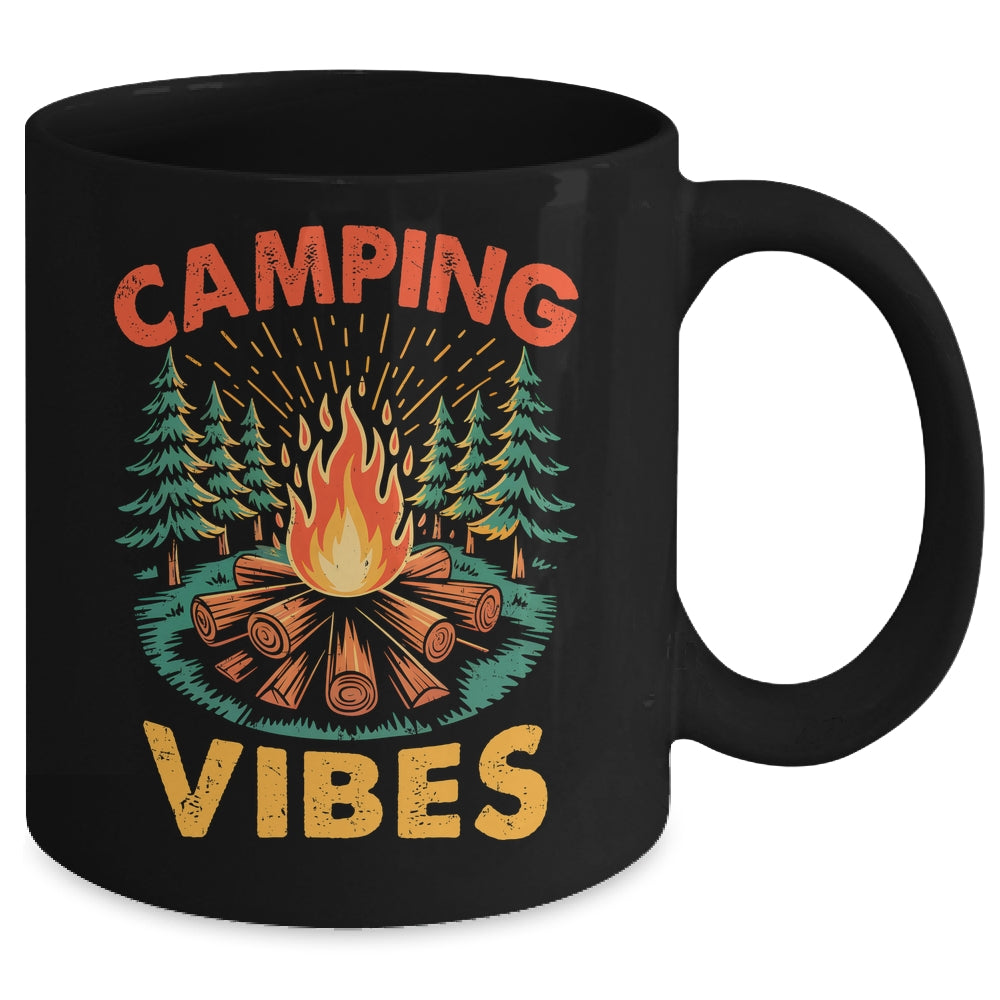 Camping Vibes Nature Lover Camper Camping Day Men Women Mug | siriusteestore