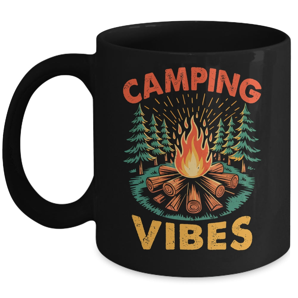 Camping Vibes Nature Lover Camper Camping Day Men Women Mug | siriusteestore