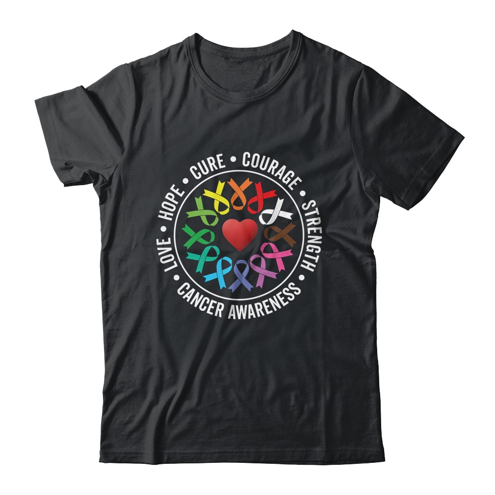 Cancer Awareness Fight Cancer All Color Support Men Women Shirt & Hoodie | siriusteestore