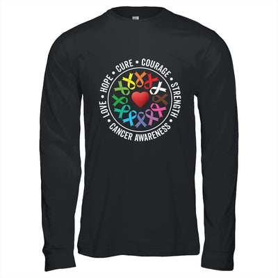Cancer Awareness Fight Cancer All Color Support Men Women Shirt & Hoodie | siriusteestore