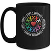 Cancer Awareness Fight Cancer All Color Support Men Women Mug | siriusteestore
