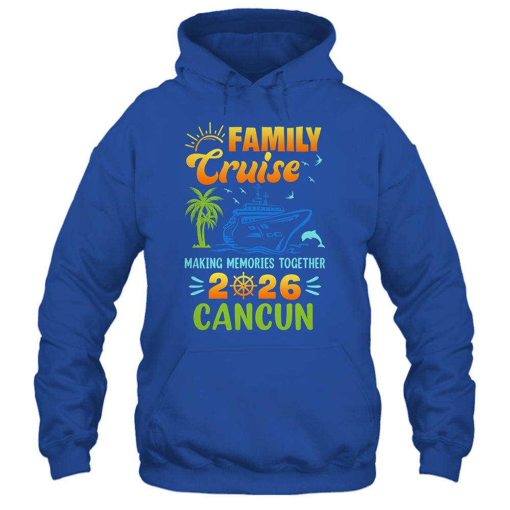 Cancun Cruise 2026 Family Friends Group Vacation Matching Shirt & Tank Top | siriusteestore