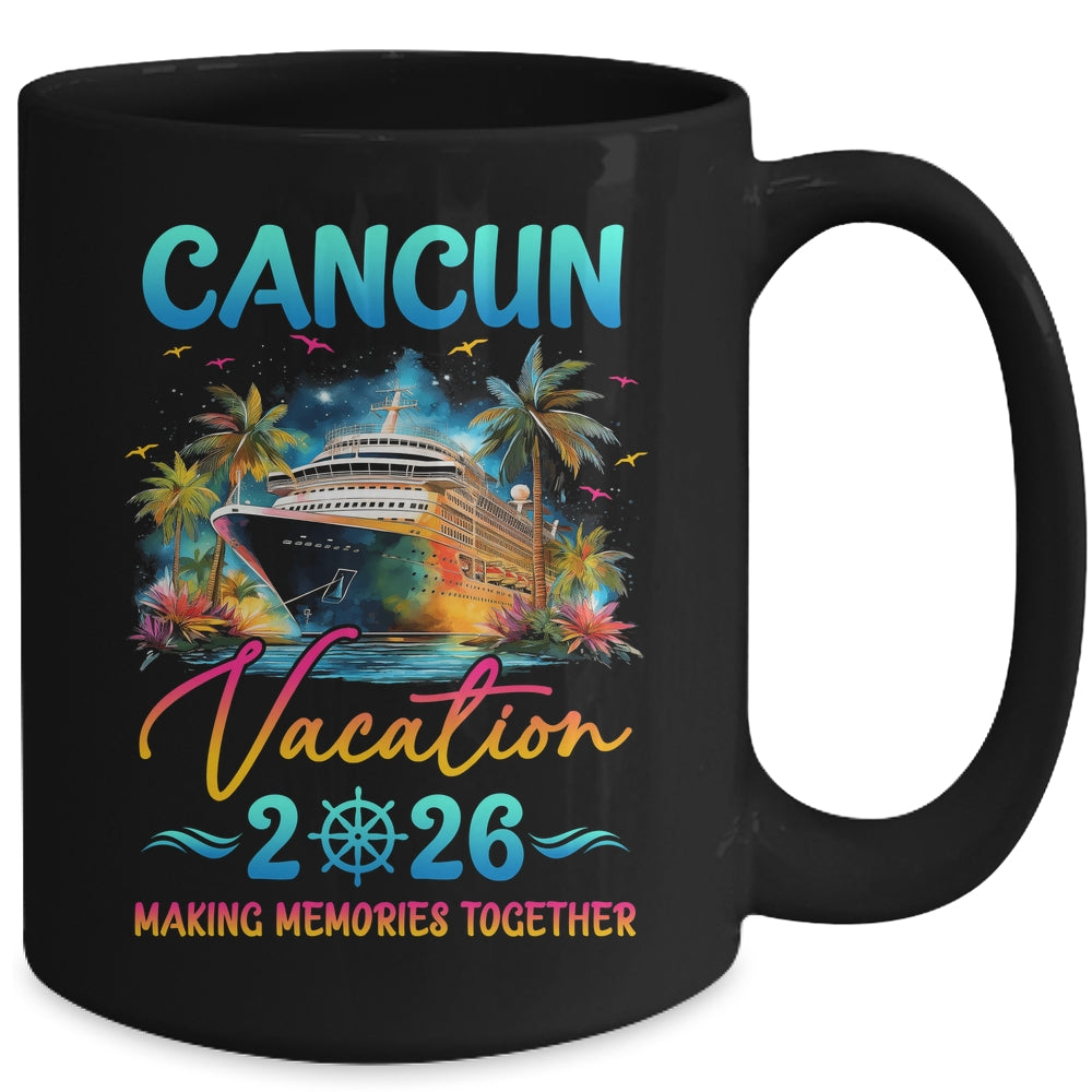 Cancun Family Vacation 2026 Matching Group Summer Mug | siriusteestore