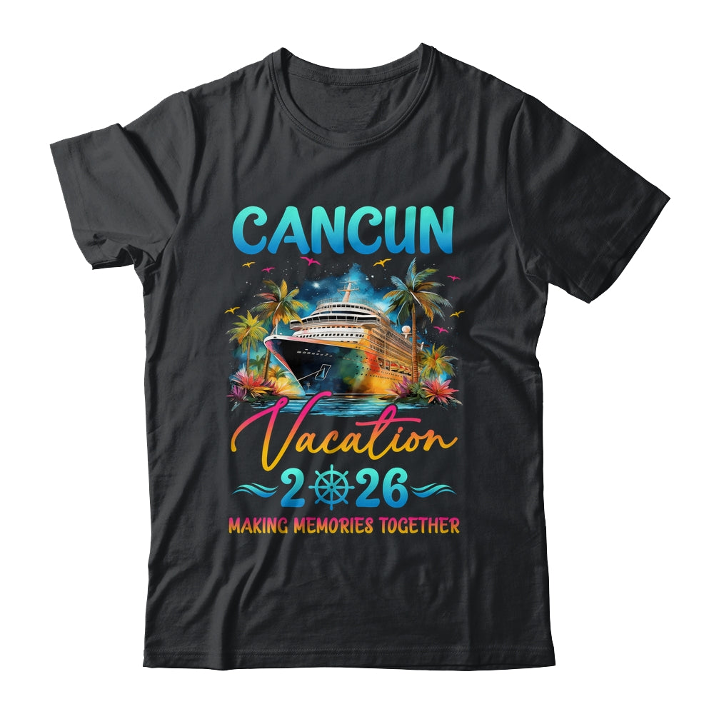 Cancun Family Vacation 2026 Matching Group Summer Shirt & Tank Top | siriusteestore