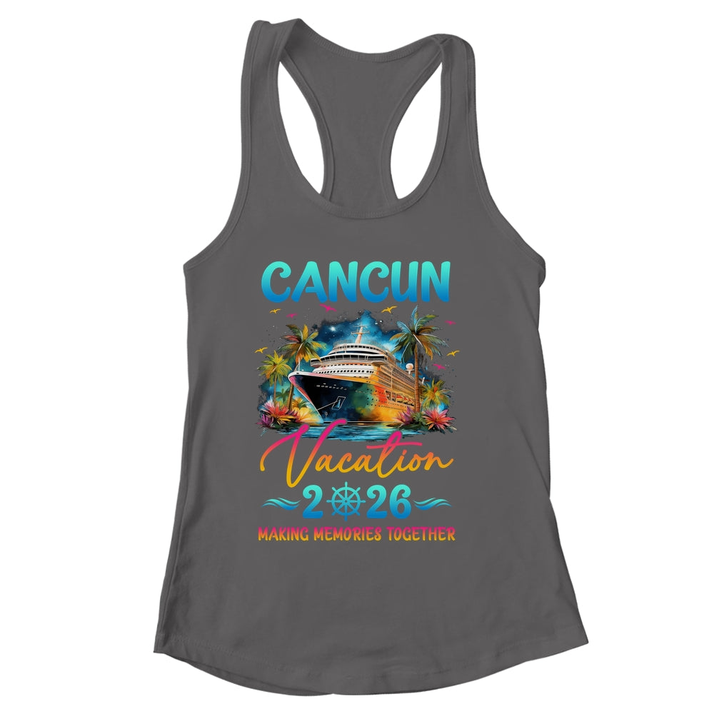Cancun Family Vacation 2026 Matching Group Summer Shirt & Tank Top | siriusteestore