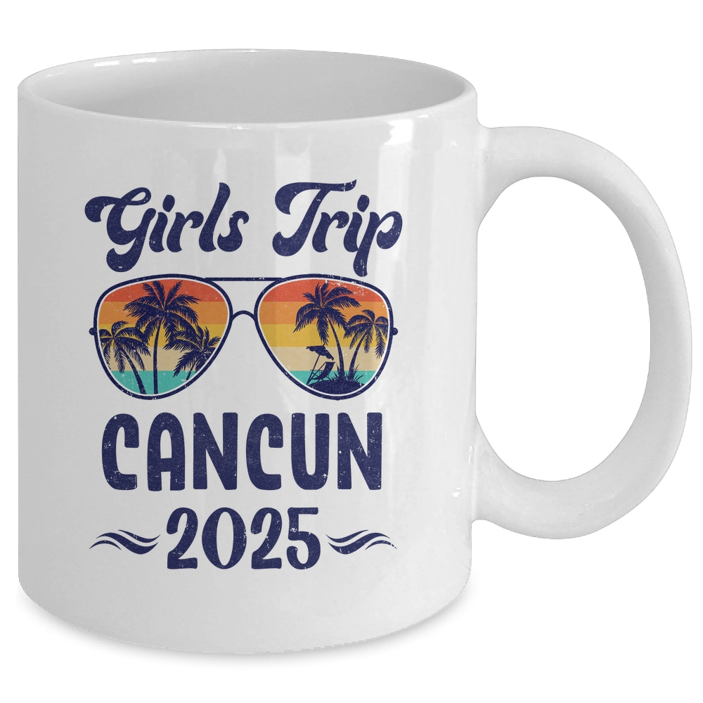 Cancun Girls Trip Beach Vacation 2025 Matching Group Mug | siriusteestore