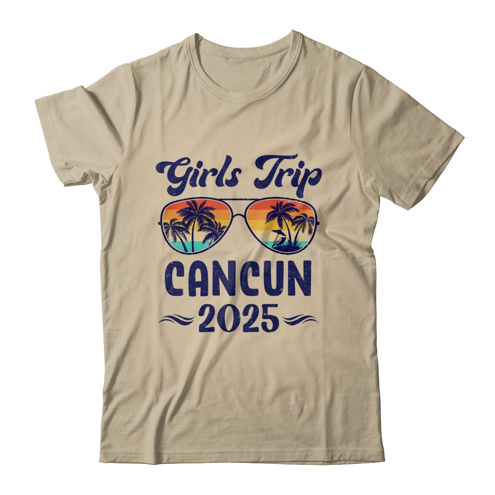Cancun Girls Trip Beach Vacation 2025 Matching Group Shirt & Tank Top | siriusteestore