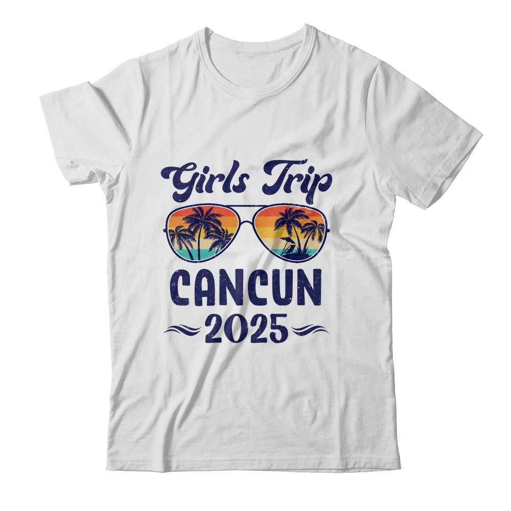 Cancun Girls Trip Beach Vacation 2025 Matching Group Shirt & Tank Top | siriusteestore