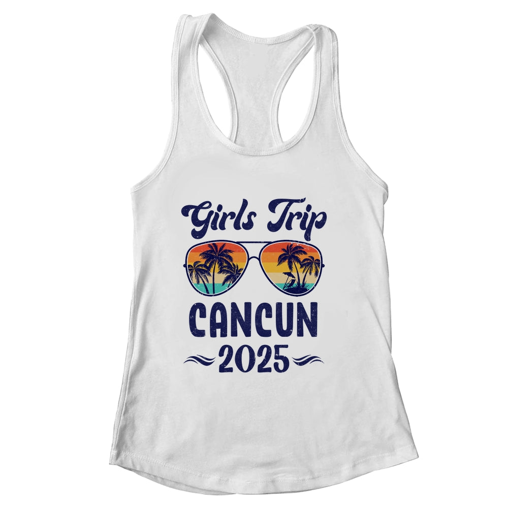 Cancun Girls Trip Beach Vacation 2025 Matching Group Shirt & Tank Top | siriusteestore