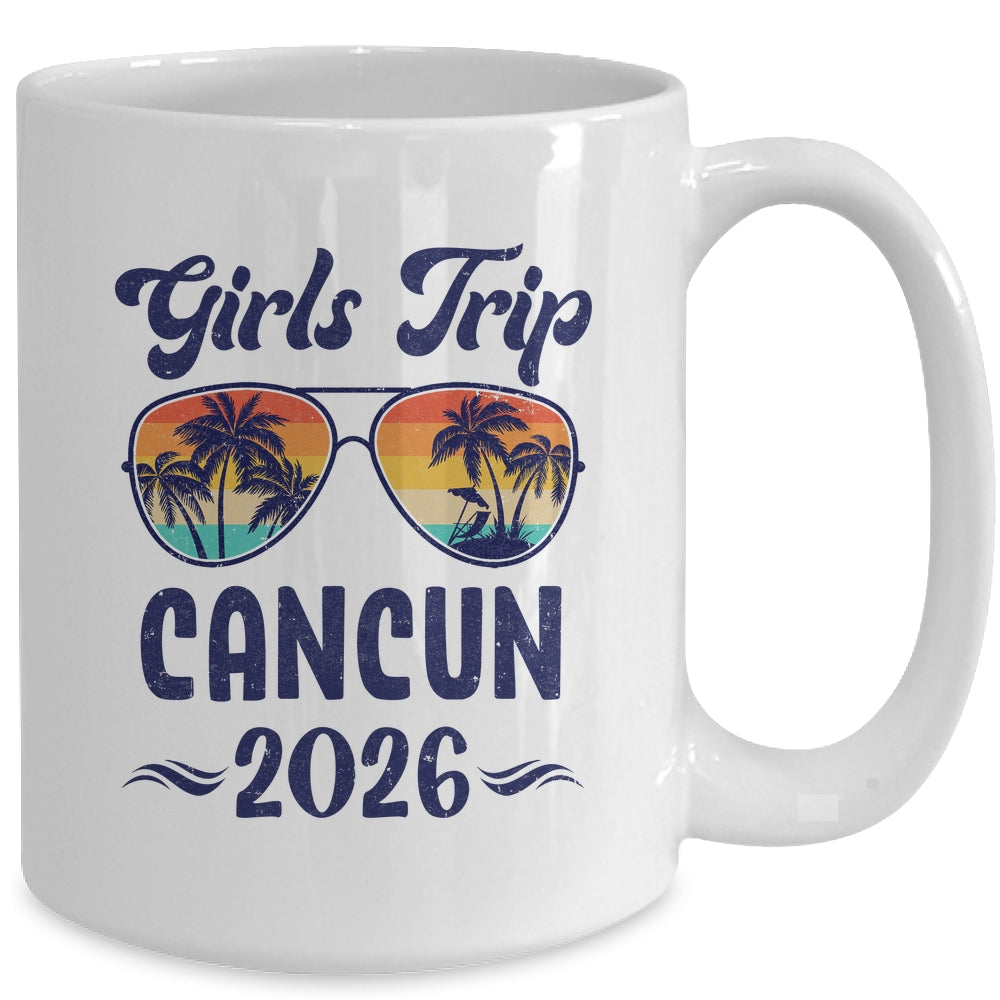 Cancun Girls Trip Beach Vacation 2026 Matching Group Mug | siriusteestore