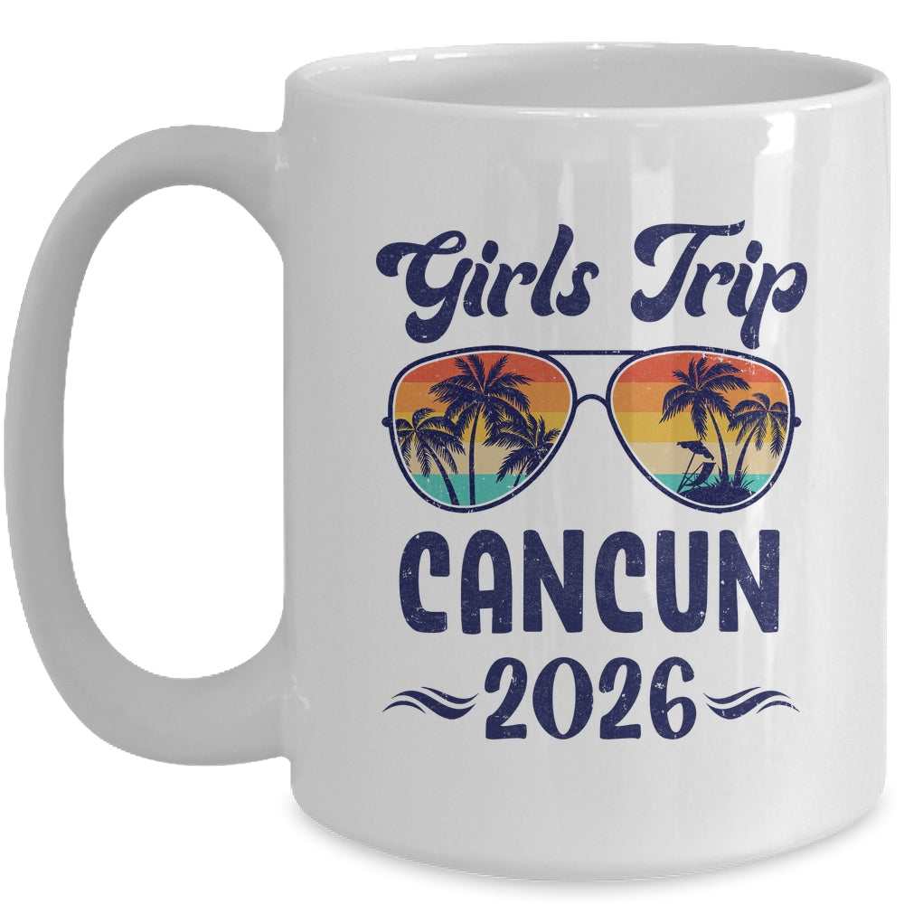 Cancun Girls Trip Beach Vacation 2026 Matching Group Mug | siriusteestore