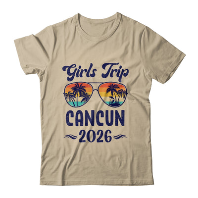 Cancun Girls Trip Beach Vacation 2026 Matching Group Shirt & Tank Top | siriusteestore