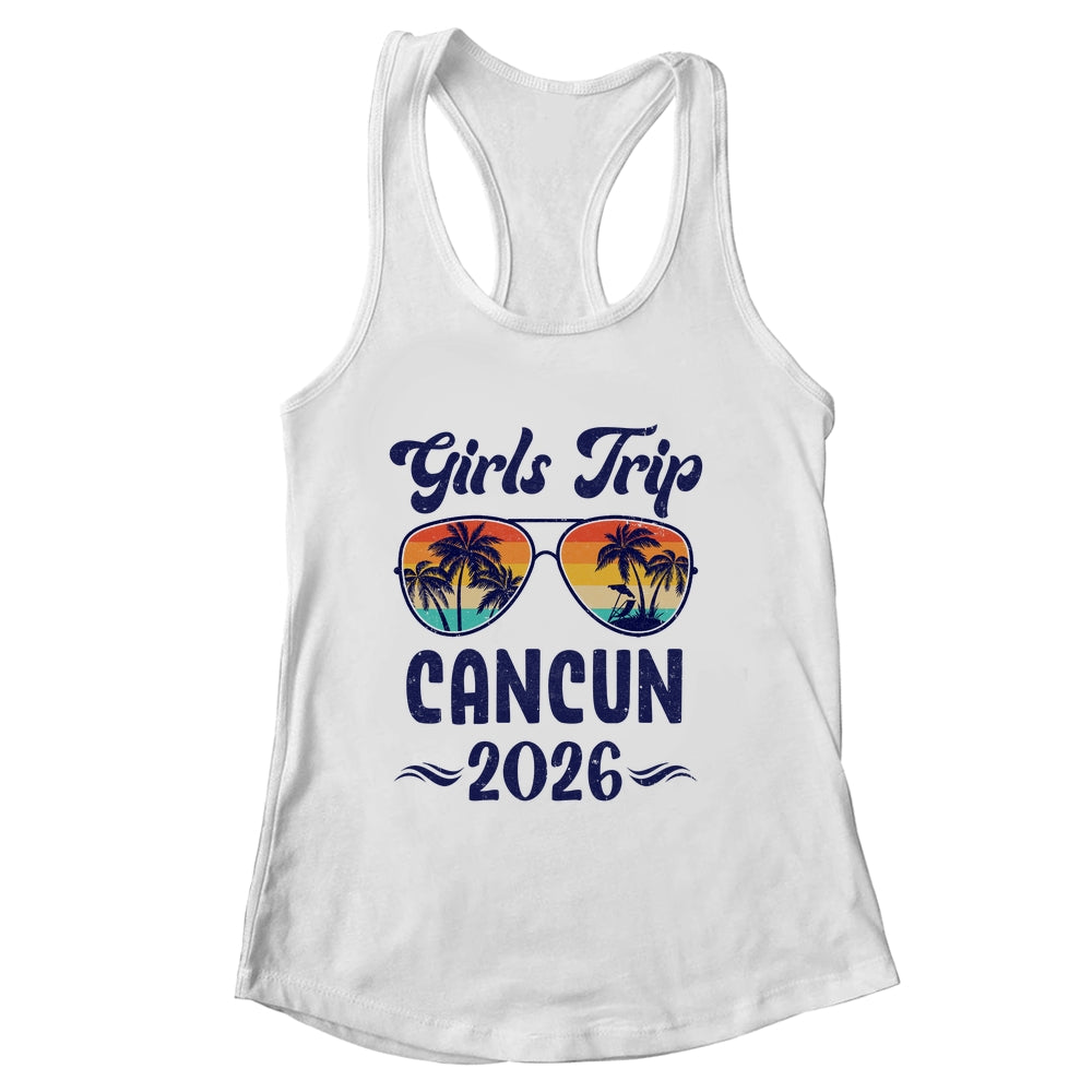 Cancun Girls Trip Beach Vacation 2026 Matching Group Shirt & Tank Top | siriusteestore