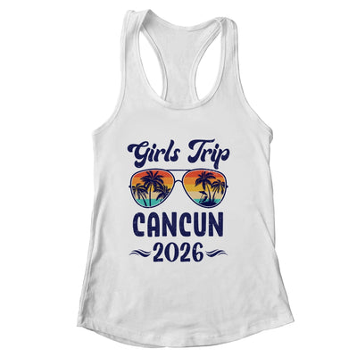 Cancun Girls Trip Beach Vacation 2026 Matching Group Shirt & Tank Top | siriusteestore