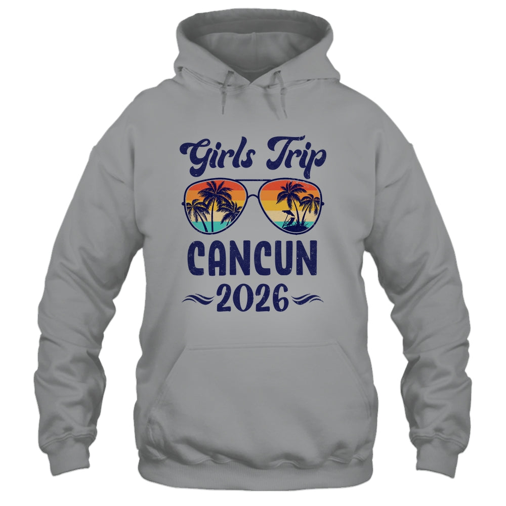 Cancun Girls Trip Beach Vacation 2026 Matching Group Shirt & Tank Top | siriusteestore