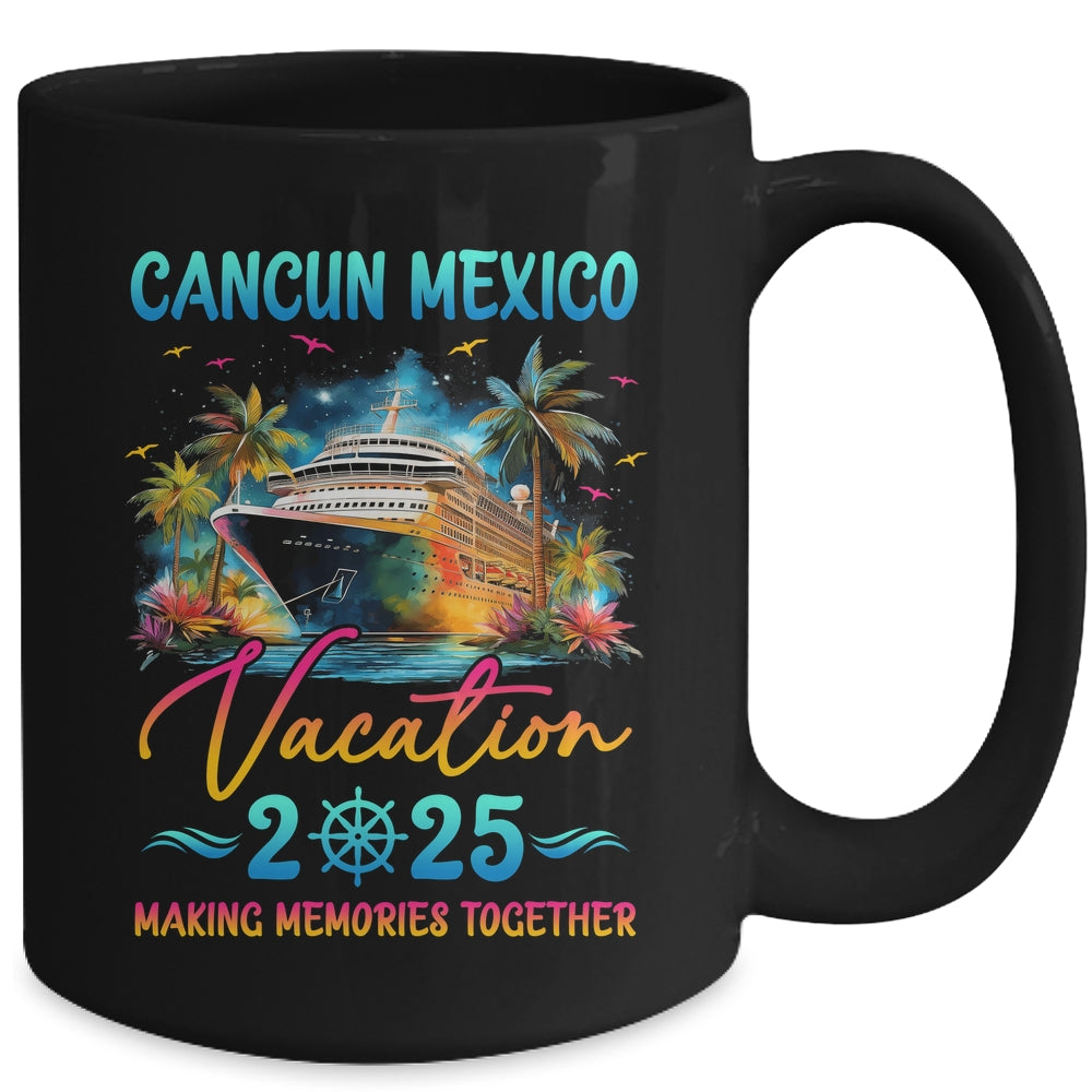 Cancun Mexico Family Vacation 2025 Matching Group Summer Mug | siriusteestore