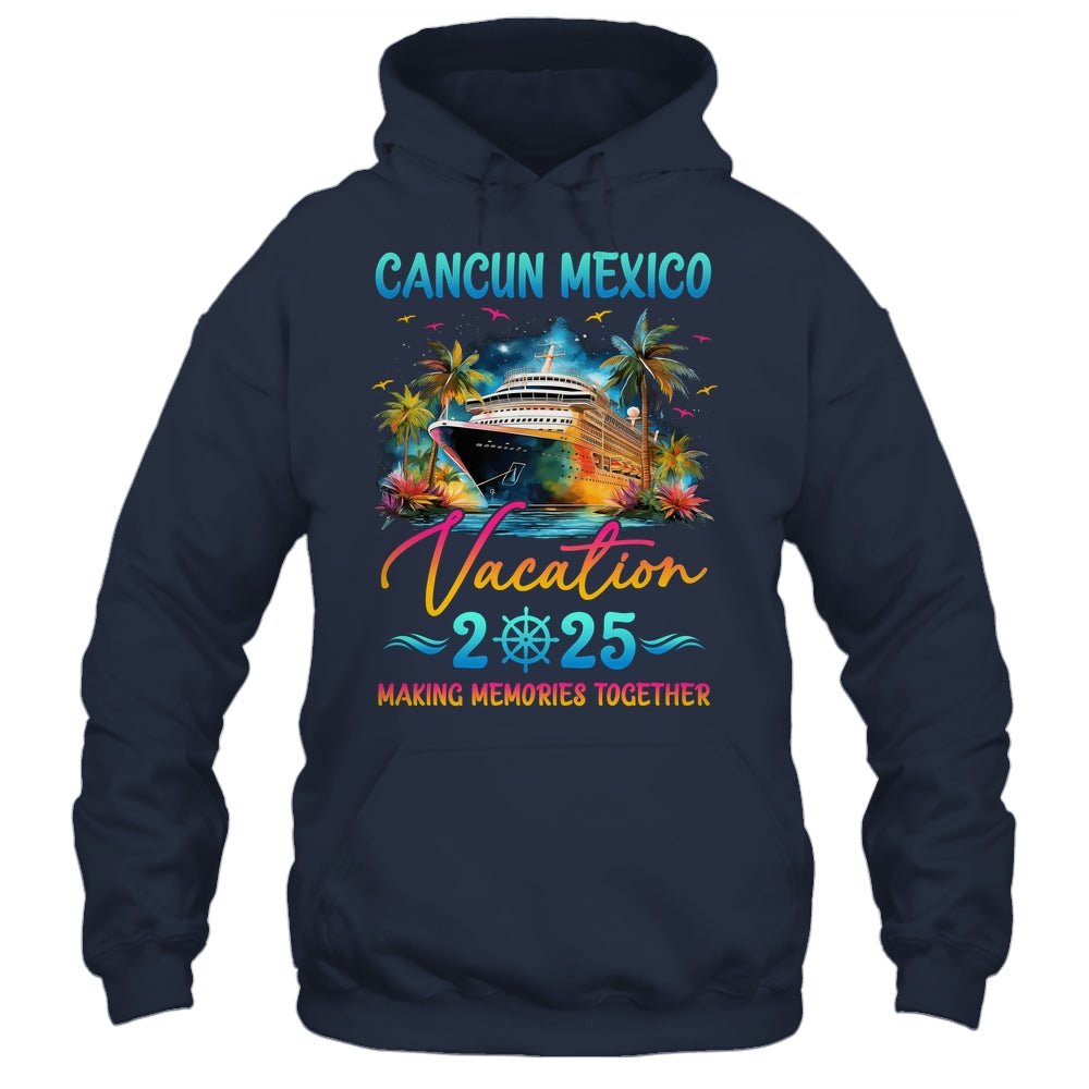 Cancun Mexico Family Vacation 2025 Matching Group Summer Shirt & Tank Top | siriusteestore