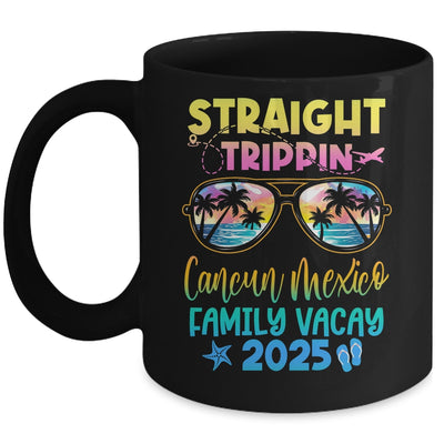 Cancun Mexico Family Vacay Vacation 2025 Straight Trippin Mug | siriusteestore