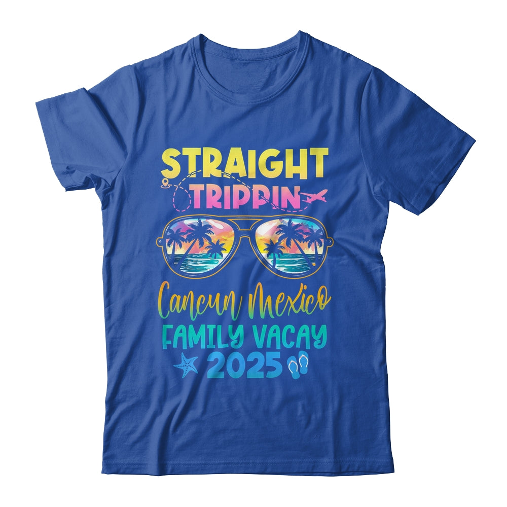 Cancun Mexico Family Vacay Vacation 2025 Straight Trippin Shirt & Tank Top | siriusteestore