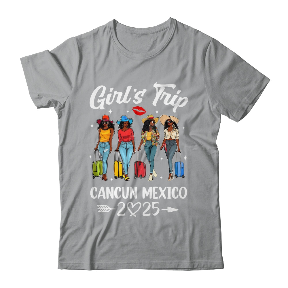 Cancun Mexico Girls Trip 2025 Birthday Squad Women Vacation Shirt & Tank Top | siriusteestore