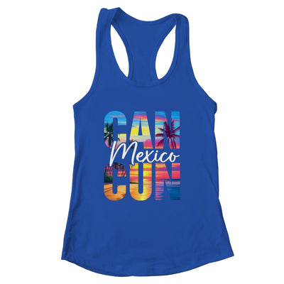 Cancun Mexico Palm Tree Sunset Beach Summer Vacation Trip Shirt & Tank Top | siriusteestore