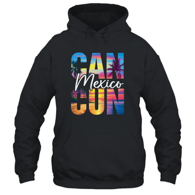 Cancun Mexico Palm Tree Sunset Beach Summer Vacation Trip Shirt & Tank Top | siriusteestore