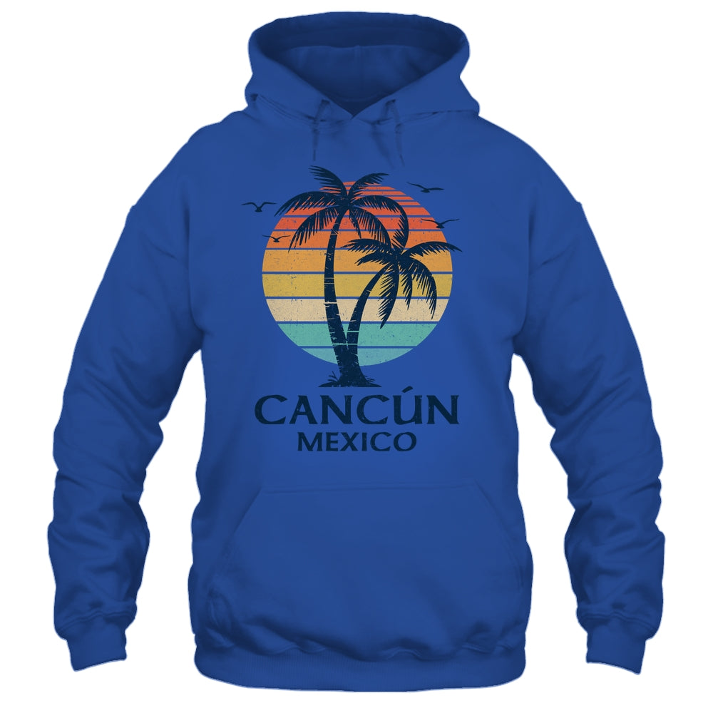 Cancun Mexico Souvenir Beach Sunset Vintage Women Men Shirt & Tank Top | siriusteestore