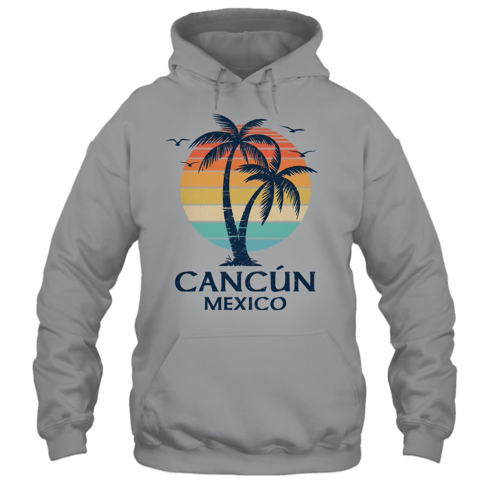 Cancun Mexico Souvenir Beach Sunset Vintage Women Men Shirt & Tank Top | siriusteestore