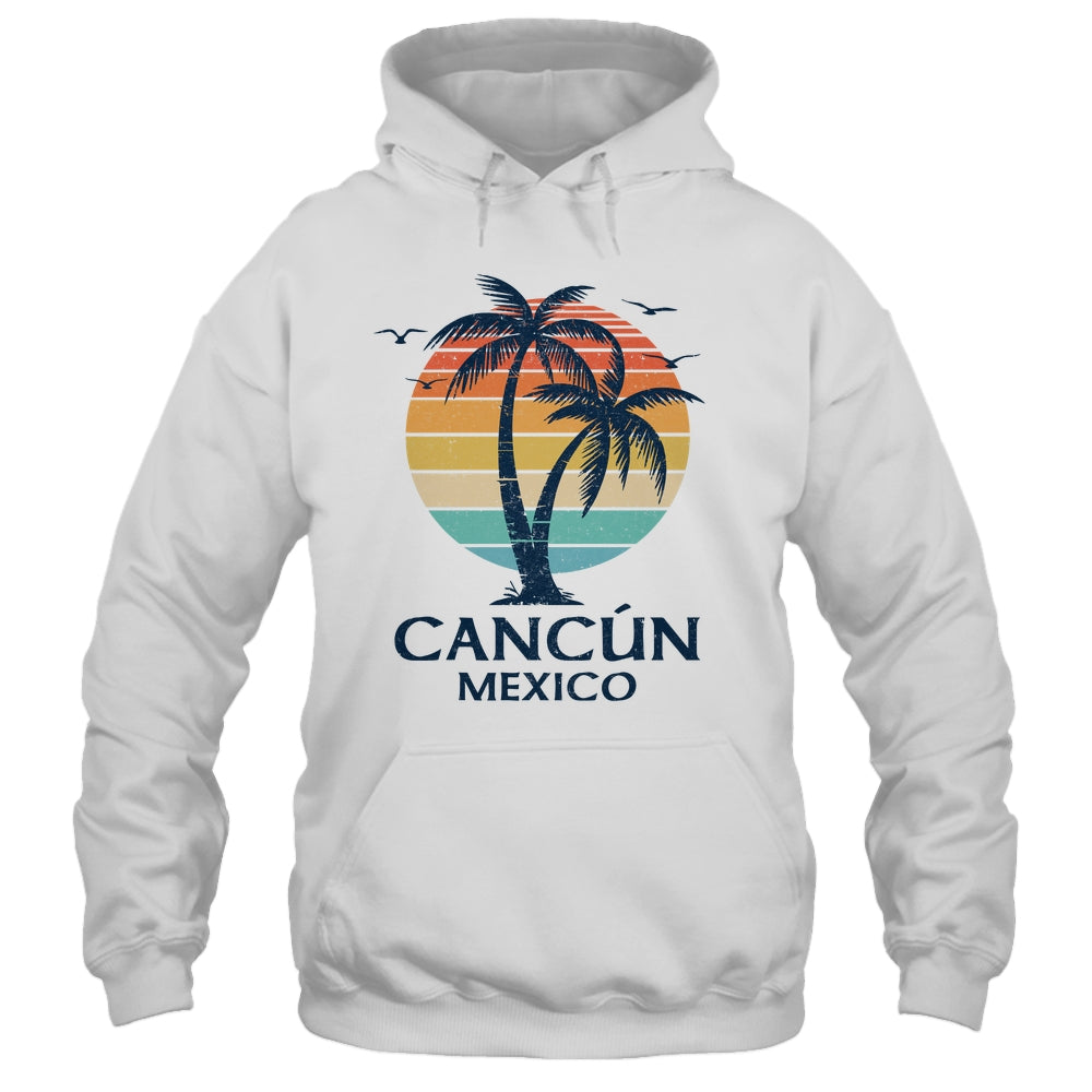 Cancun Mexico Souvenir Beach Sunset Vintage Women Men Shirt & Tank Top | siriusteestore