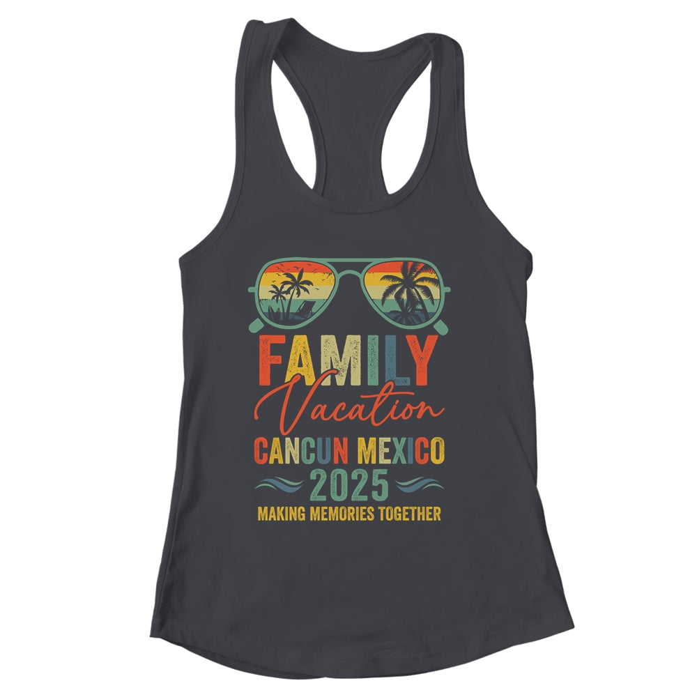 Cancun Mexico Vacation 2025 Matching Family Group Summer Shirt & Tank Top | siriusteestore