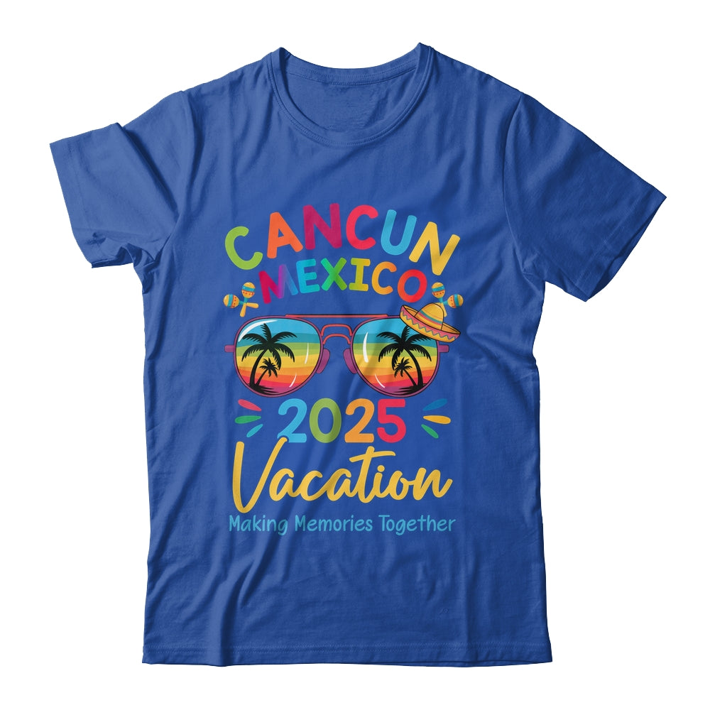 Cancun Mexico Vacation Beach 2025 Trip Squad Family Matching Shirt & Tank Top | siriusteestore