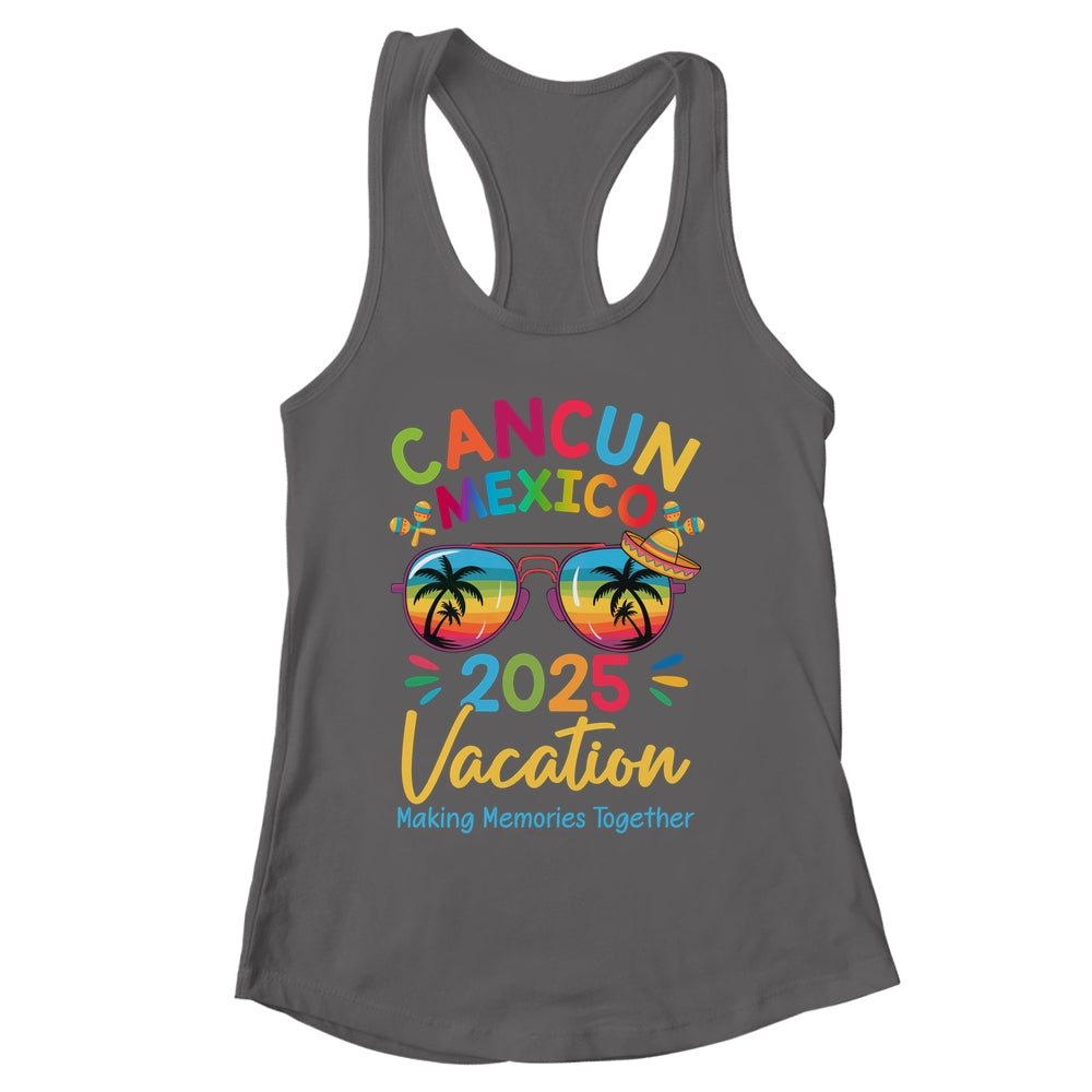 Cancun Mexico Vacation Beach 2025 Trip Squad Family Matching Shirt & Tank Top | siriusteestore