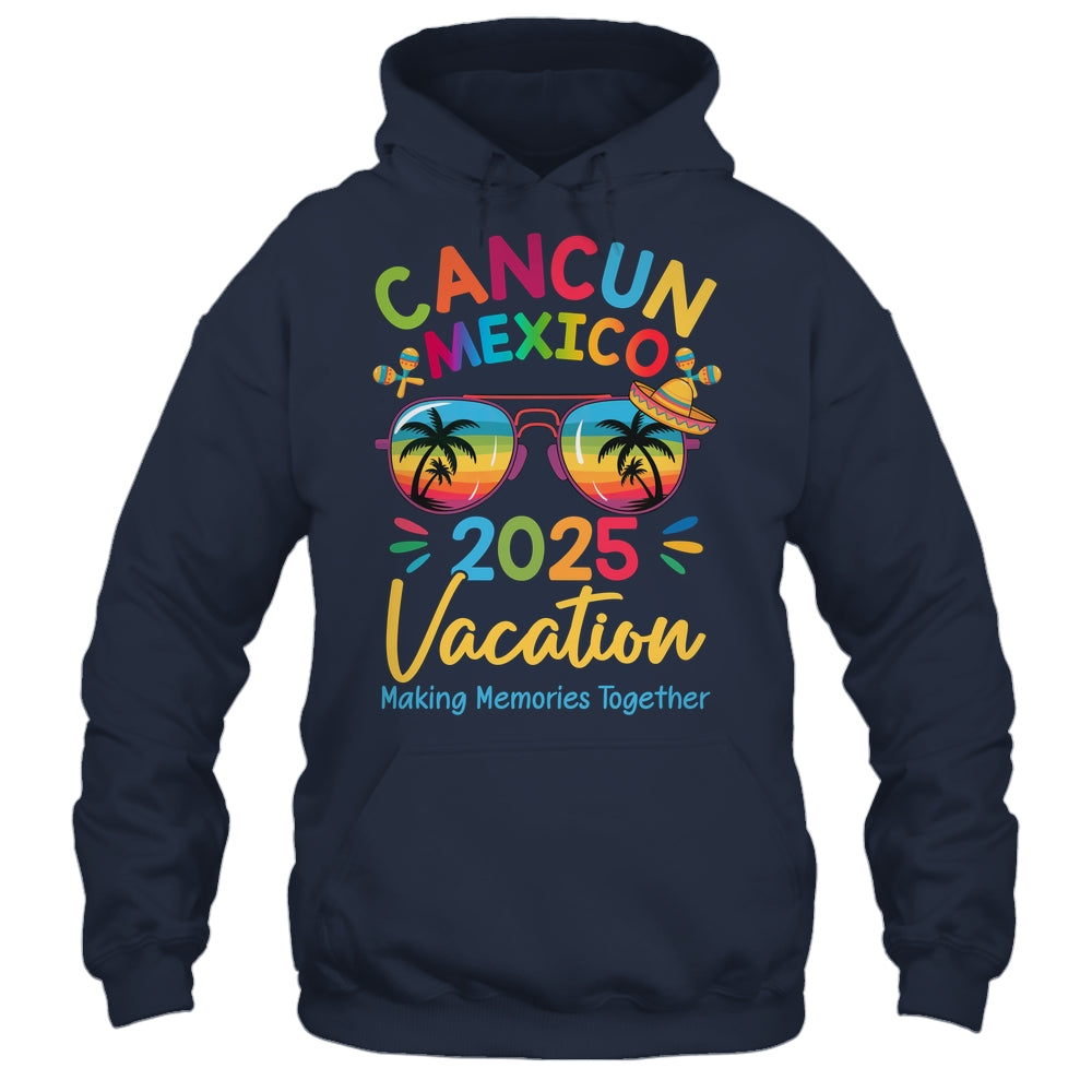 Cancun Mexico Vacation Beach 2025 Trip Squad Family Matching Shirt & Tank Top | siriusteestore