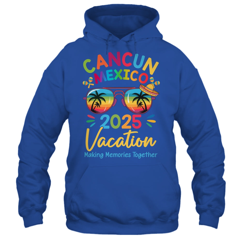Cancun Mexico Vacation Beach 2025 Trip Squad Family Matching Shirt & Tank Top | siriusteestore