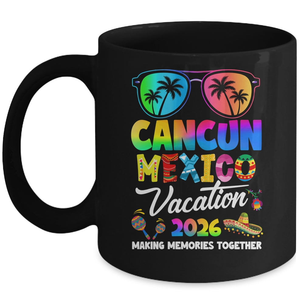 Cancun Mexico Vacation Beach 2026 Trip Family Group Squad Mug | siriusteestore