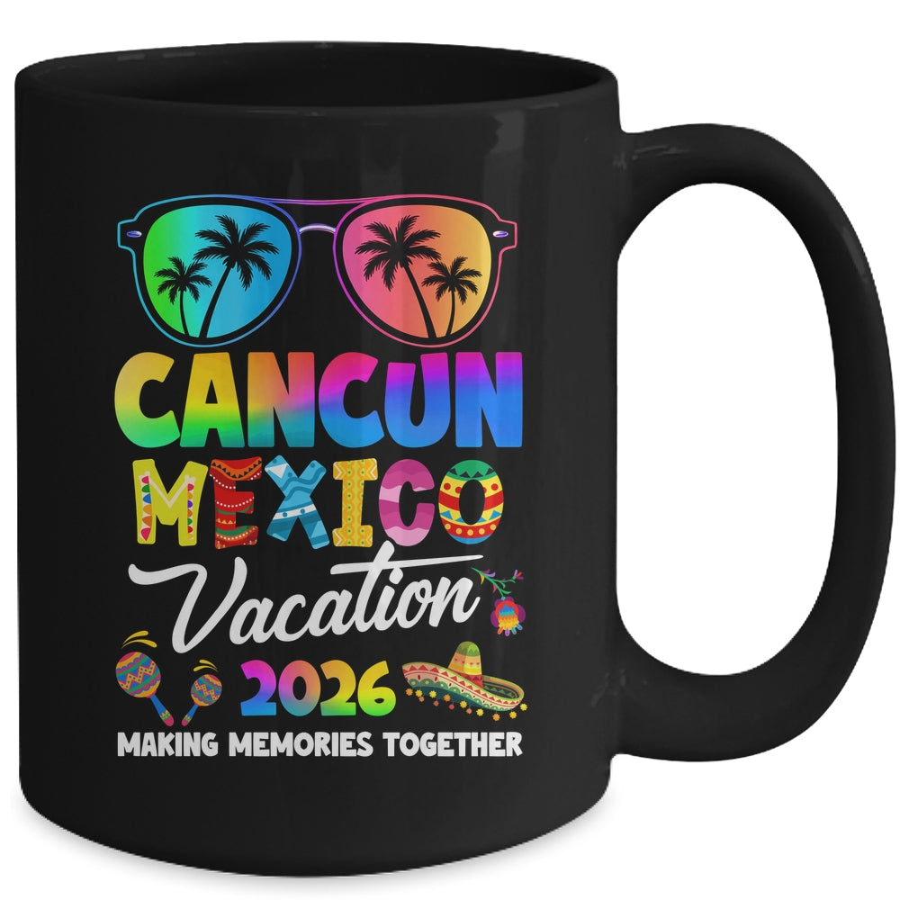 Cancun Mexico Vacation Beach 2026 Trip Family Group Squad Mug | siriusteestore