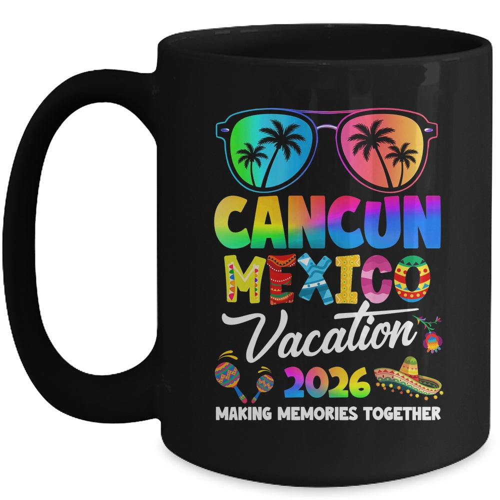 Cancun Mexico Vacation Beach 2026 Trip Family Group Squad Mug | siriusteestore