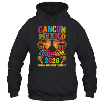 Cancun Mexico Vacation Beach 2026 Trip Group Squad Retro Shirt & Tank Top | siriusteestore