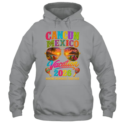 Cancun Mexico Vacation Beach 2026 Trip Group Squad Retro Shirt & Tank Top | siriusteestore