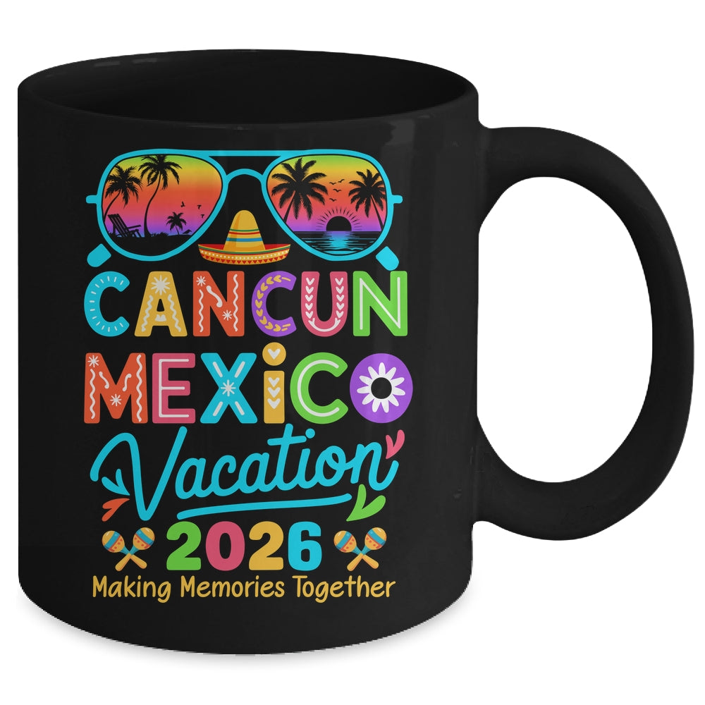 Cancun Mexico Vacation Beach 2026 Trip Matching Group Squad Mug | siriusteestore