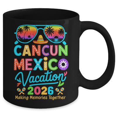 Cancun Mexico Vacation Beach 2026 Trip Matching Group Squad Mug | siriusteestore