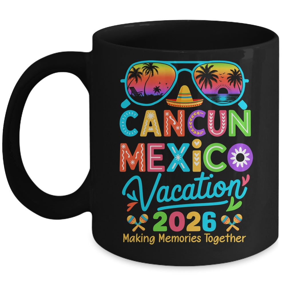 Cancun Mexico Vacation Beach 2026 Trip Matching Group Squad Mug | siriusteestore