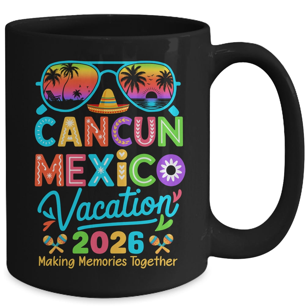 Cancun Mexico Vacation Beach 2026 Trip Matching Group Squad Mug | siriusteestore