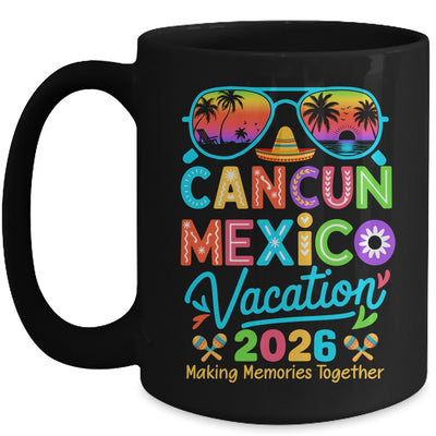 Cancun Mexico Vacation Beach 2026 Trip Matching Group Squad Mug | siriusteestore