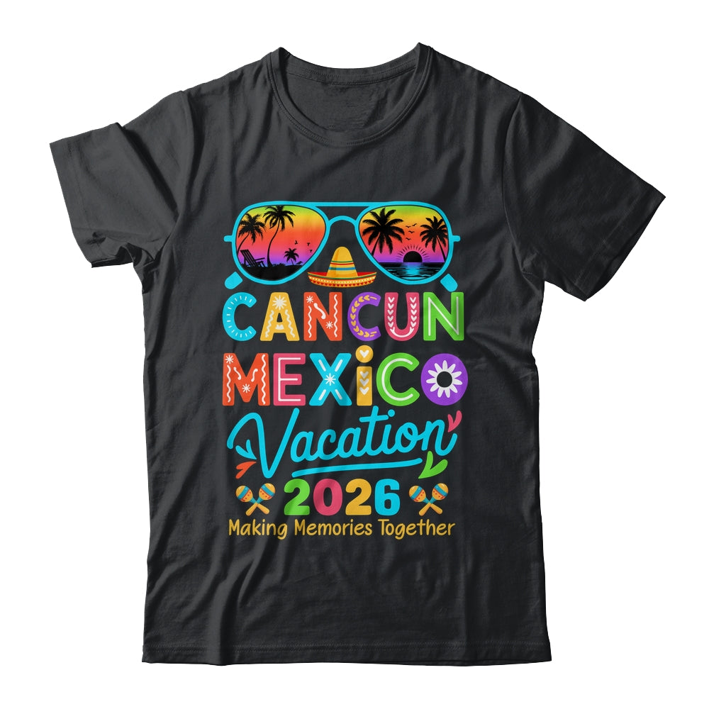 Cancun Mexico Vacation Beach 2026 Trip Matching Group Squad Shirt & Tank Top | siriusteestore