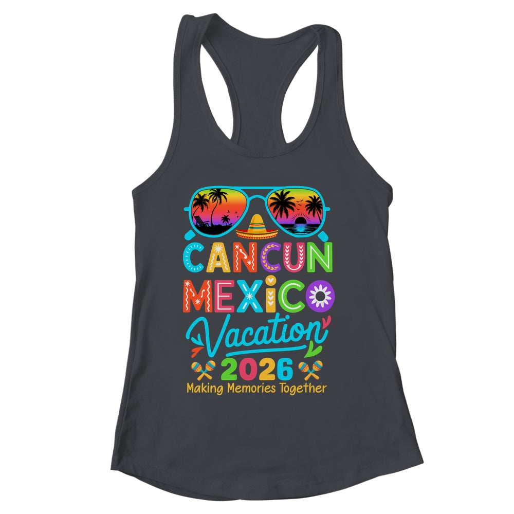 Cancun Mexico Vacation Beach 2026 Trip Matching Group Squad Shirt & Tank Top | siriusteestore